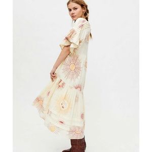 UO Total Eclipse Printed Midi Dress